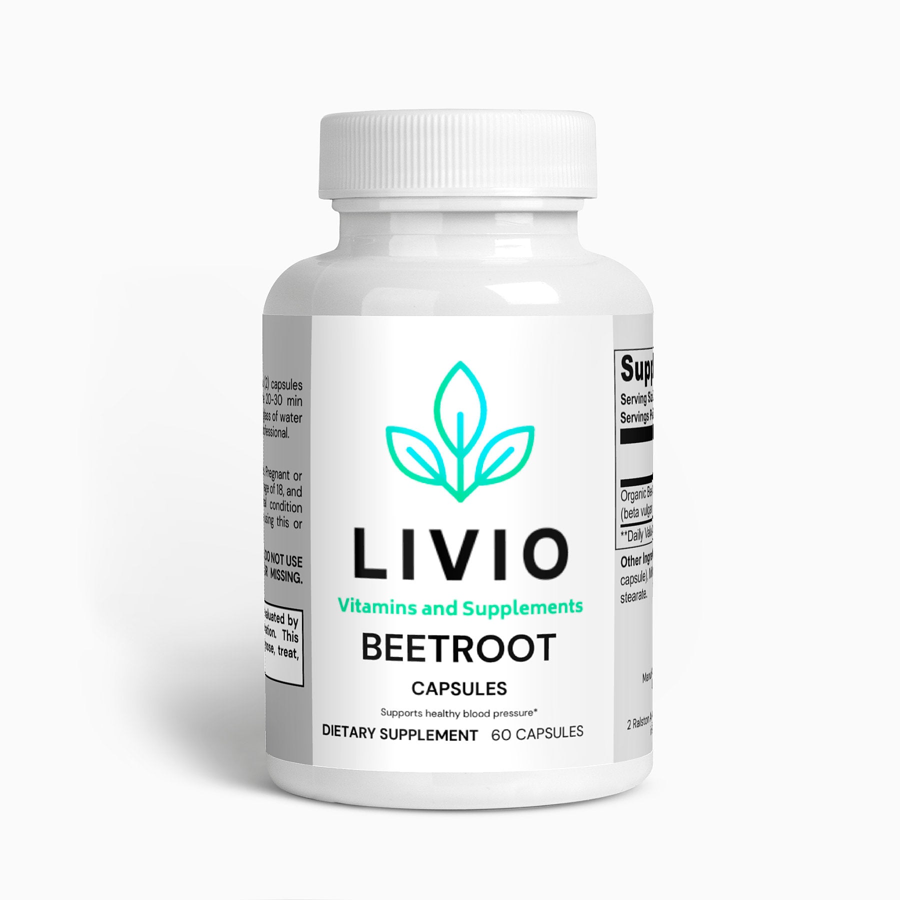 Organic Beetroot Capsules for Heart, Gut, and Athletic Performance